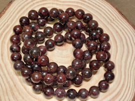 Granaat almandien kogelarmband 10mm
