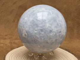 Blauwe calciet bol