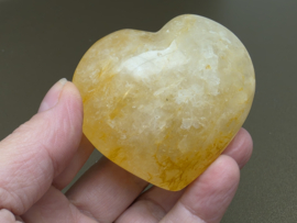 Golden healer of limoniet kwarts hart