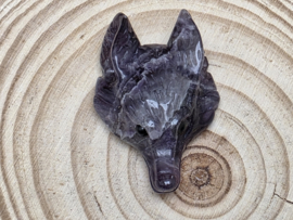 Amethist wolf hanger