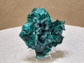 Malachiet ruw cluster/zijde malachiet, Congo