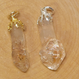 Petroleumkwarts of gouden enhydro kristal