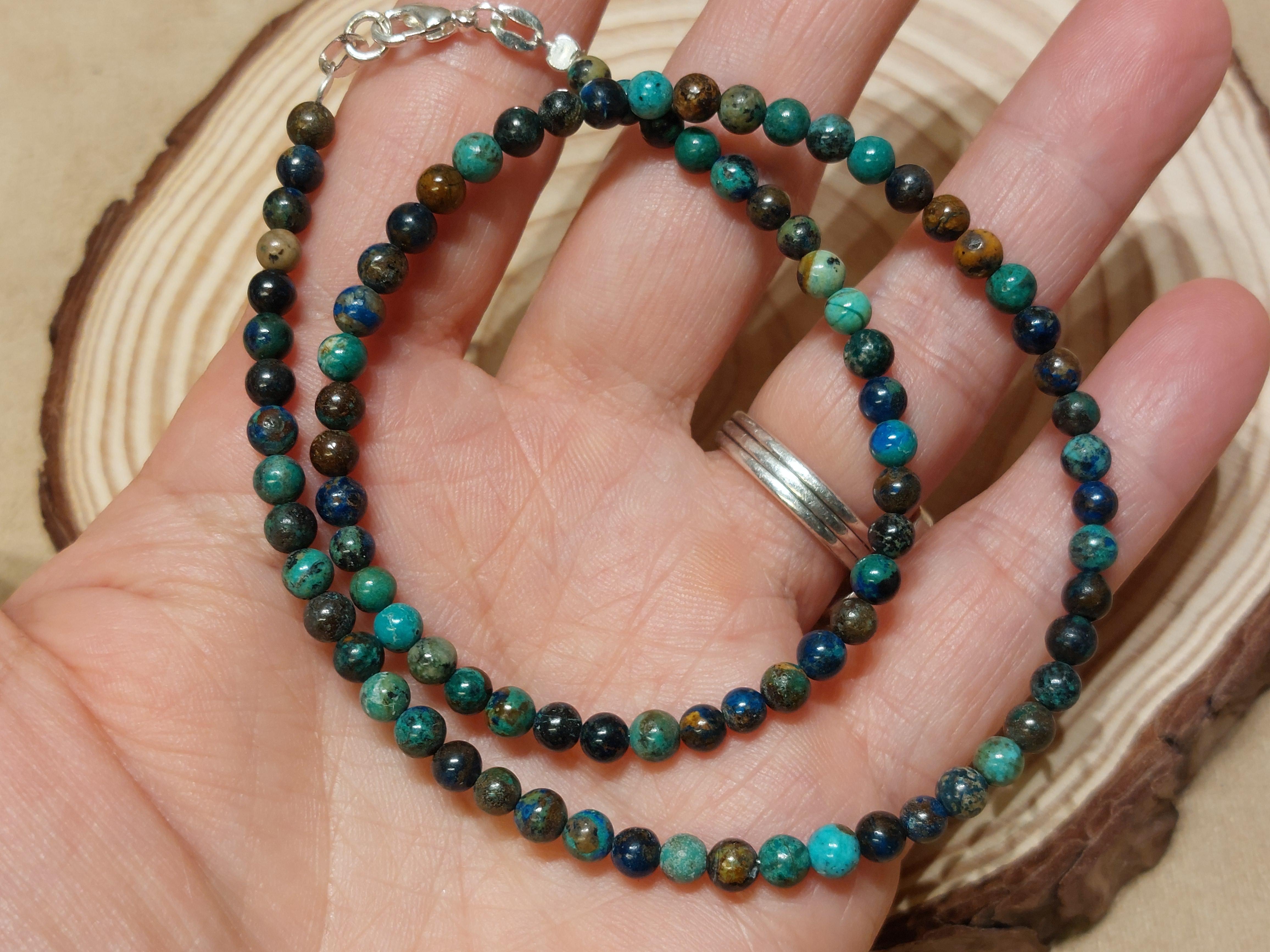 Chrysocolla ketting