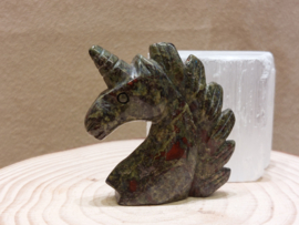 Drakenbloed jaspis eenhoorn