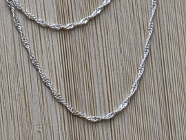Zilveren ketting 42 cm