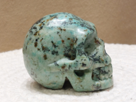 Turkoois human skull