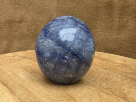 Blauwe kwarts human skull