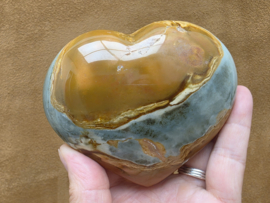 Polychroom jaspis hart
