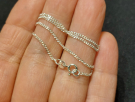 Zilveren ketting 40 cm