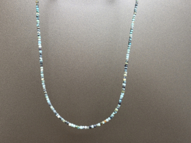 Turkoois ketting facet geslepen