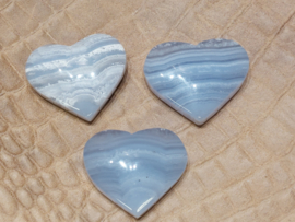 Chalcedoon of blue lace agaat hart
