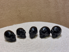 Zwarte obsidiaan skullie