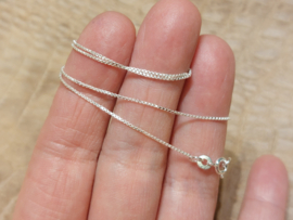 Zilveren ketting 45 cm