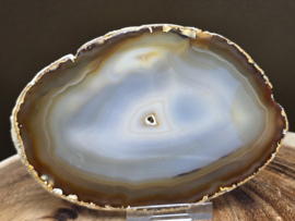Agaat schijf natuurlijke kleur