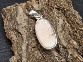 Scolesiet hanger in zilver