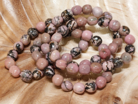 Rhodoniet nugget armband