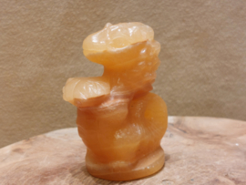 Oranje calciet full body draakje