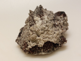 Snow calciet/calciet met aragoniet cluster uit Mexico