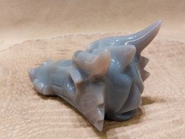 Agaat geode draak