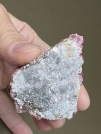 Roze granaat ruw cluster Sierra de Cruces, Coahuila, Mexico