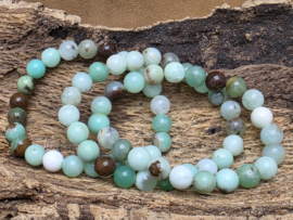Chrysopraas armband 8 mm