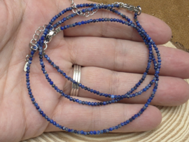 Sodaliet setje, armband met ketting
