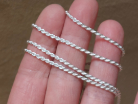 Zilveren ketting 60 cm