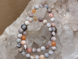 Botswana agaat kogelarmband 8 mm