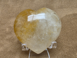 Golden healer of limoniet kwarts hart