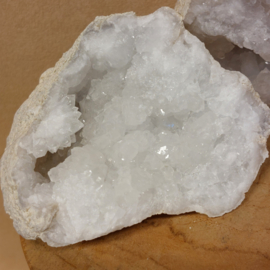 Bergkristal geode set