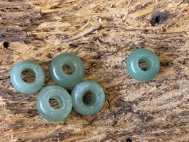 Aventurijn kraal om aan halsband te maken