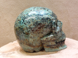 Turkoois human skull