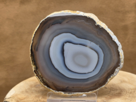 Agaat schijf natuurlijke kleur