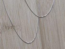 Zilveren ketting 50 cm