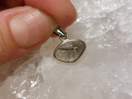 Actinoliet hanger in zilver