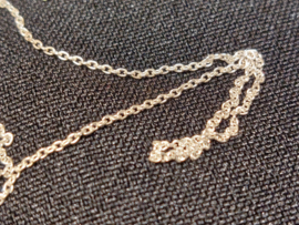 Zilveren ketting 90 cm