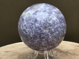 Lepidoliet met roze toermalijn bol "unicorn stone"