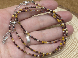 Mookaiet setje, armband met ketting