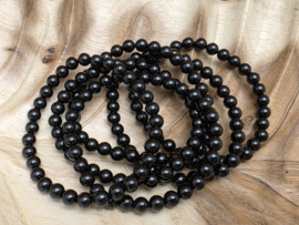 Zwarte toermalijn armband 6 mm
