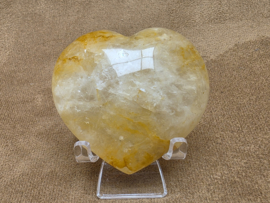 Golden healer of limoniet kwarts hart