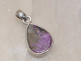 Stichtiet hanger in zilver