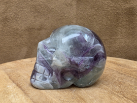 Fluoriet human skull