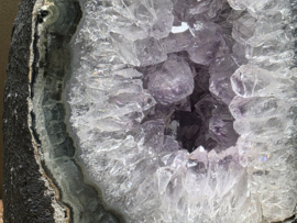 Amethist met agaat geode
