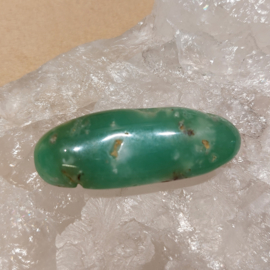 Chrysopraas knuffelsteen/staaf