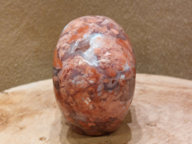 Roze chalcedoon human skull