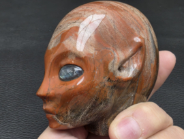 Rode jaspis elfen being met labradoriet ogen