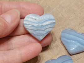 Chalcedoon of blue lace agaat hart