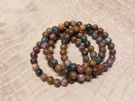 Pietersiet kogel armband 8 mm