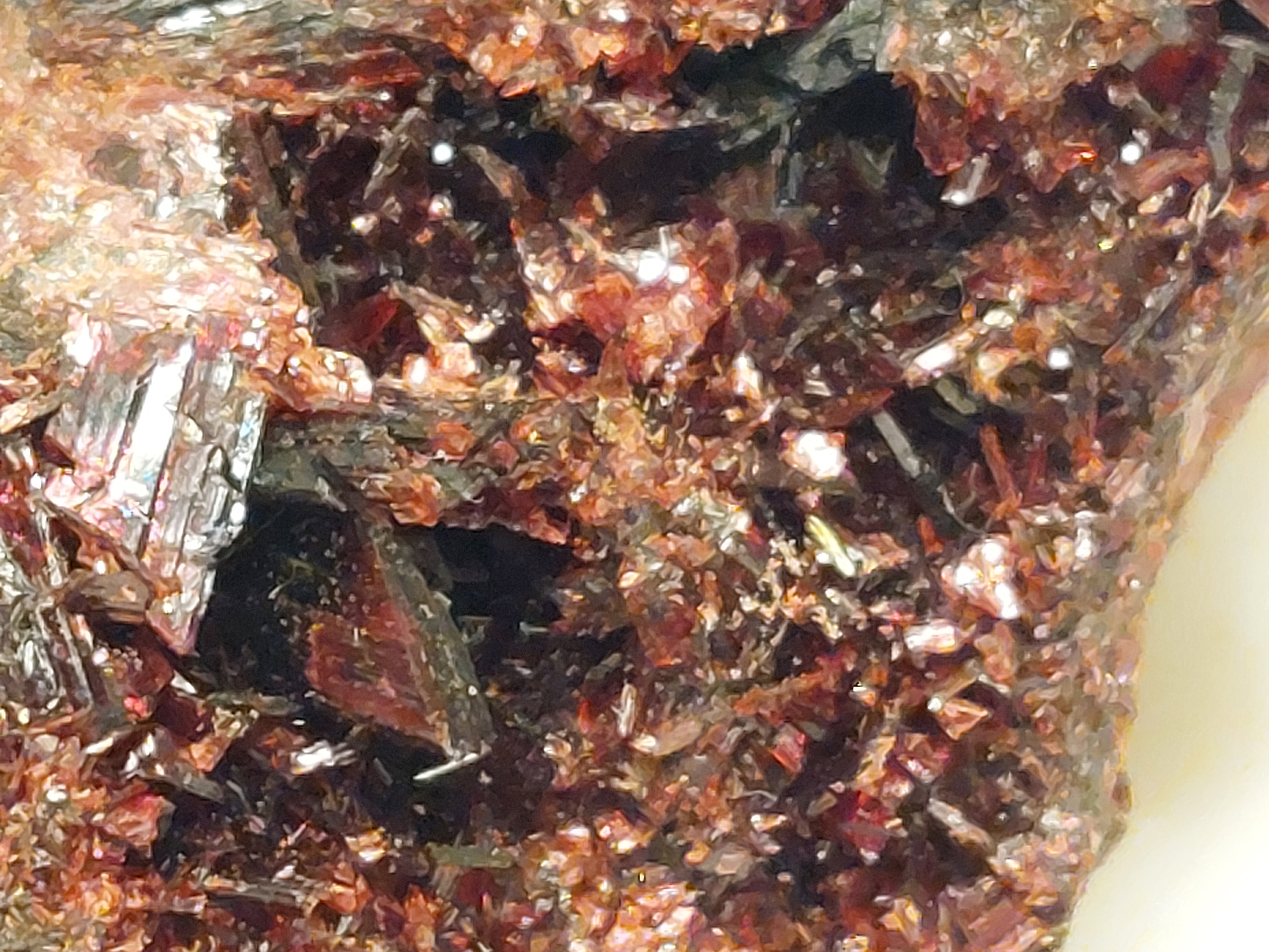 Erytriet cluster gekristalliseerde groeivorm