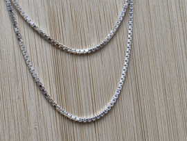 Zilveren ketting 45 cm